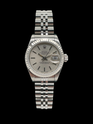 Rolex Lady-Datejust 26mm Silver Dial With Paper