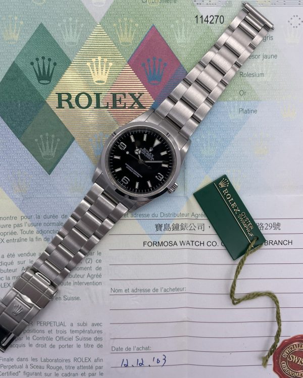 Rolex Explorer 114270 With Paper