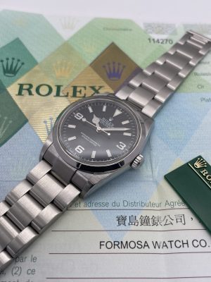 Rolex Explorer 114270 With Paper