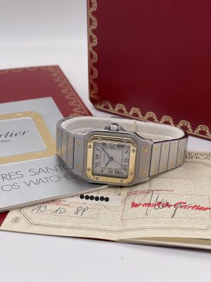 Cartier Santos Full Set Oro/Acciaio