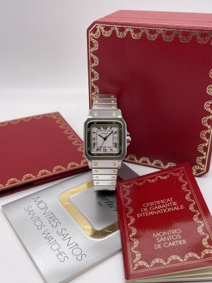 Cartier Santos Full Set Oro/Acciaio