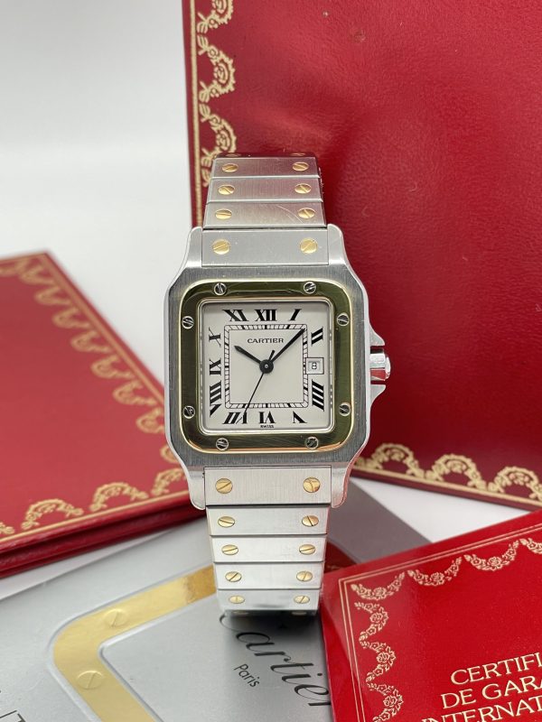 Cartier Santos Full Set Oro/Acciaio