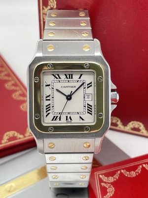 Cartier Santos Full Set Oro/Acciaio