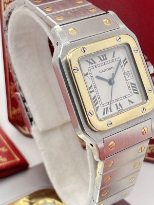 Cartier Santos Full Set Oro/Acciaio