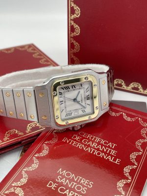 Cartier Santos Full Set Oro/Acciaio