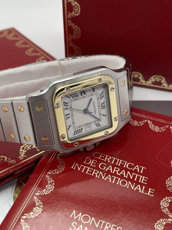 Cartier Santos Full Set Oro/Acciaio