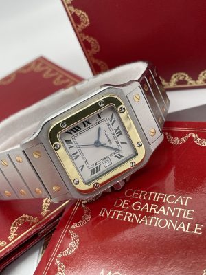 Cartier Santos Full Set Oro/Acciaio