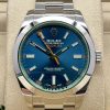 Rolex Milgauss Dial Blue Full Set Full Stickers