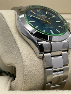 Rolex Milgauss Dial Blue Full Set Full Stickers