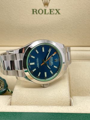 Rolex Milgauss Dial Blue Full Set Full Stickers