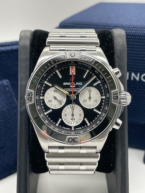 Breitling Chronomat 42mm blue Dial Full Set