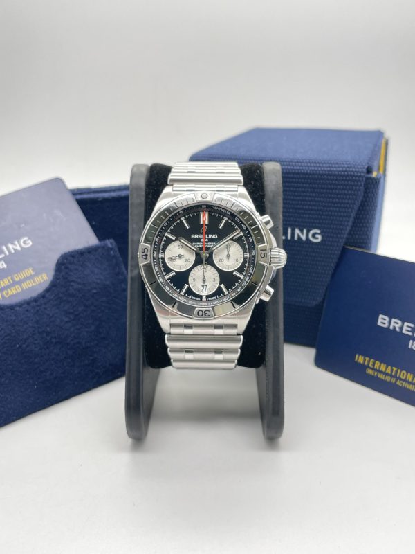 Breitling Chronomat 42mm blue Dial Full Set