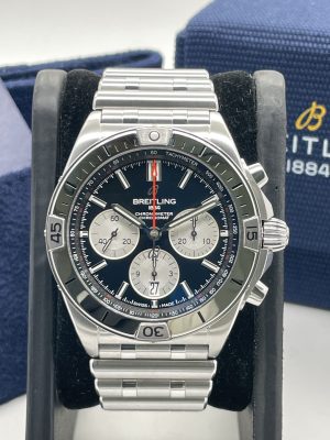 Breitling Chronomat 42mm blue Dial Full Set