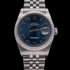 Rolex Datejust Blue Dial Like New With Paper From 1997 Never Polished