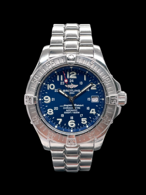 Breitling Superocean 42 blue Dial Full Set Never Polished