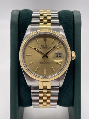 Rolex Datejust 36mm Dial Gold ref 16013