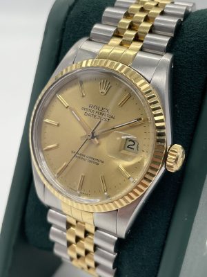 Rolex Datejust 36mm Dial Gold ref 16013