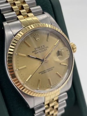 Rolex Datejust 36mm Dial Gold ref 16013