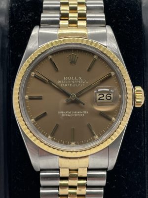 Rolex Datejust 16013 Caramel Dial tropical Brown 36 mm