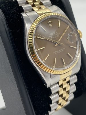 Rolex Datejust 16013 Caramel Dial tropical Brown 36 mm