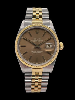 Rolex Datejust 16013 Caramel Dial tropical Brown 36 mm