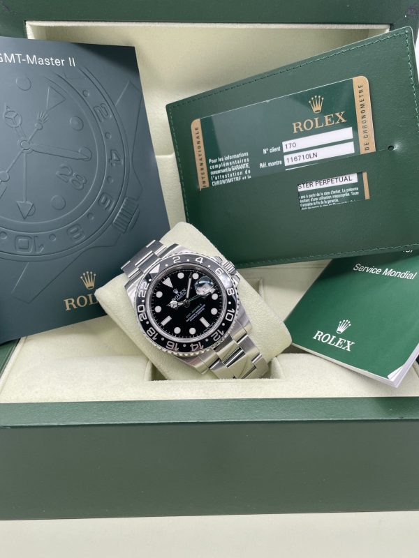 Rolex Gmt Master II Ceramic Full Set 116710LN from 2008