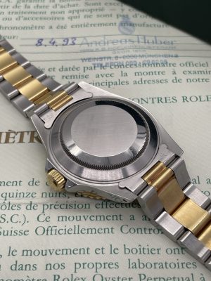 Rolex Submariner 16613 Serti Sultan Dial full Set never polished 1993