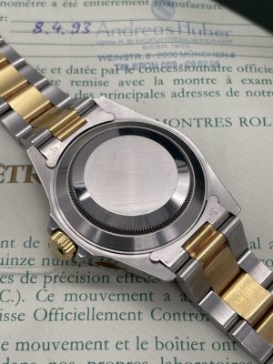 Rolex Submariner 16613 Serti Sultan Dial full Set never polished 1993