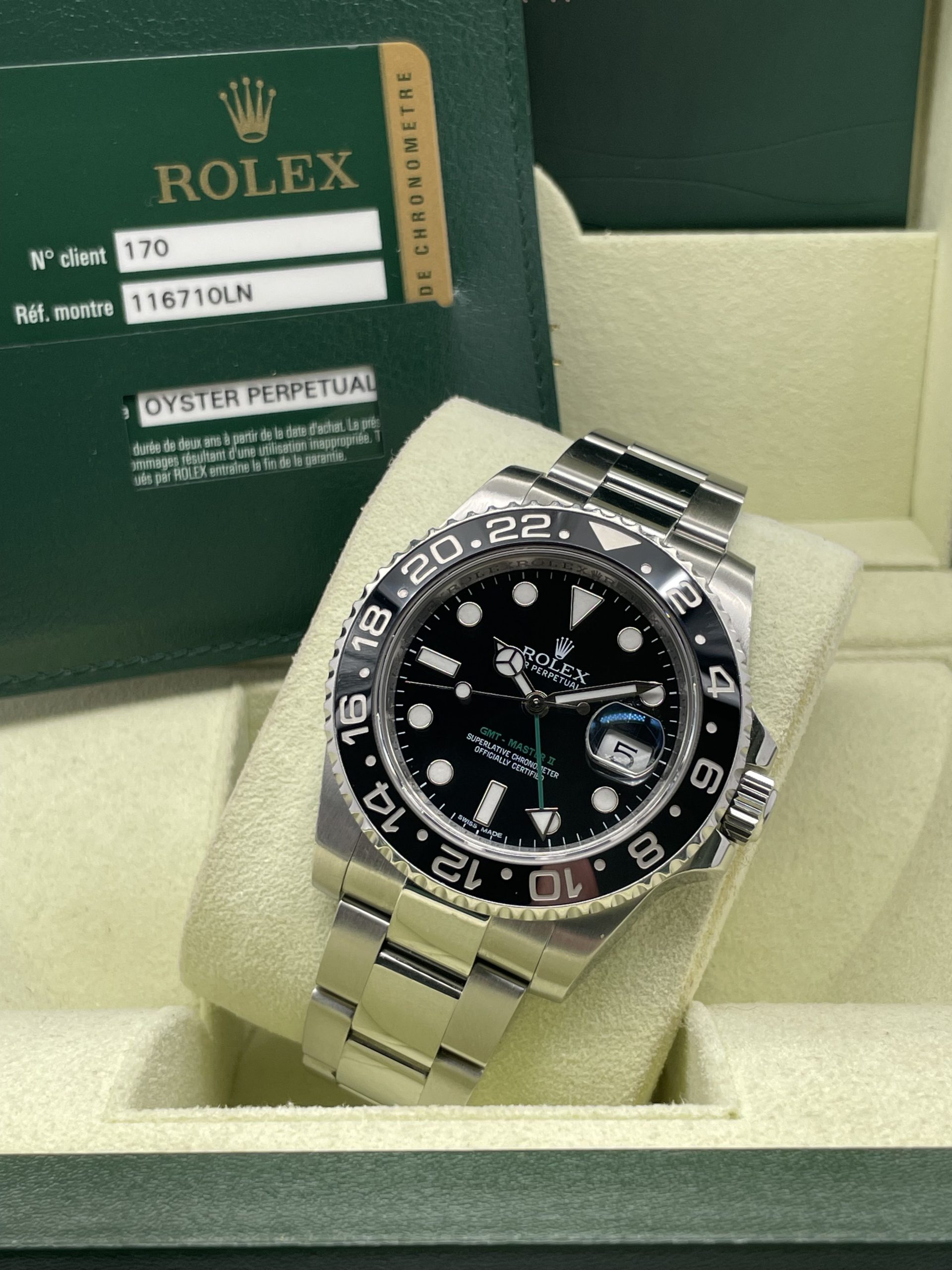 Rolex GMT-Master II Full Set 2013 Never Polished - Image 8