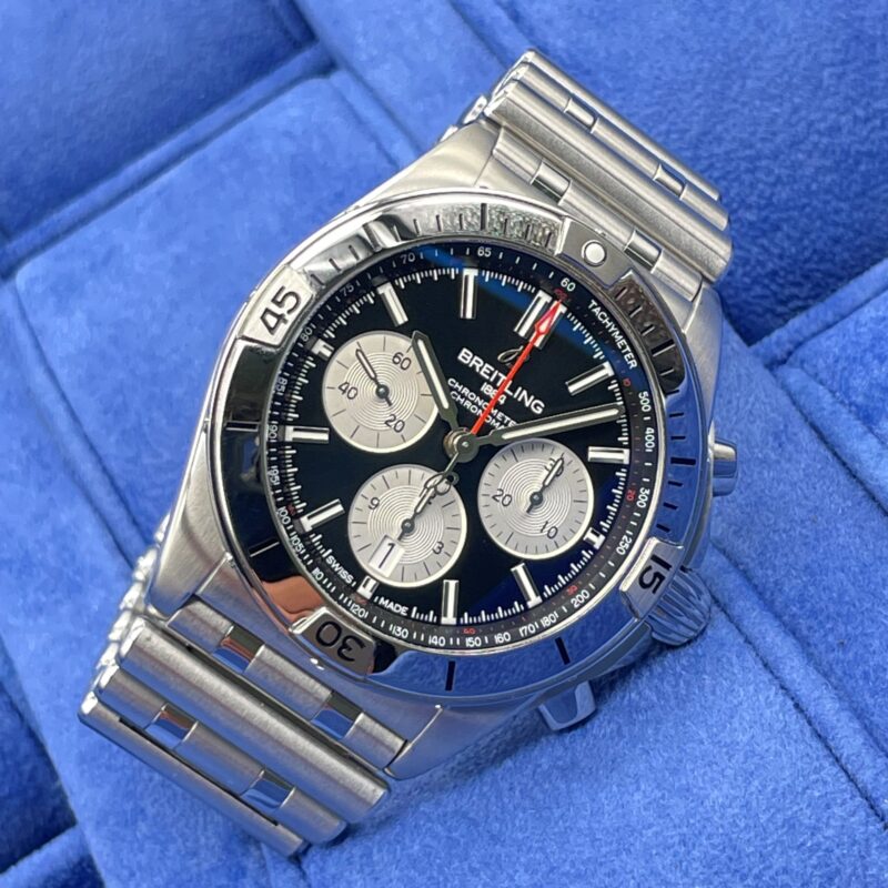 Breitling Chronomat 42mm blue Dial Full Set