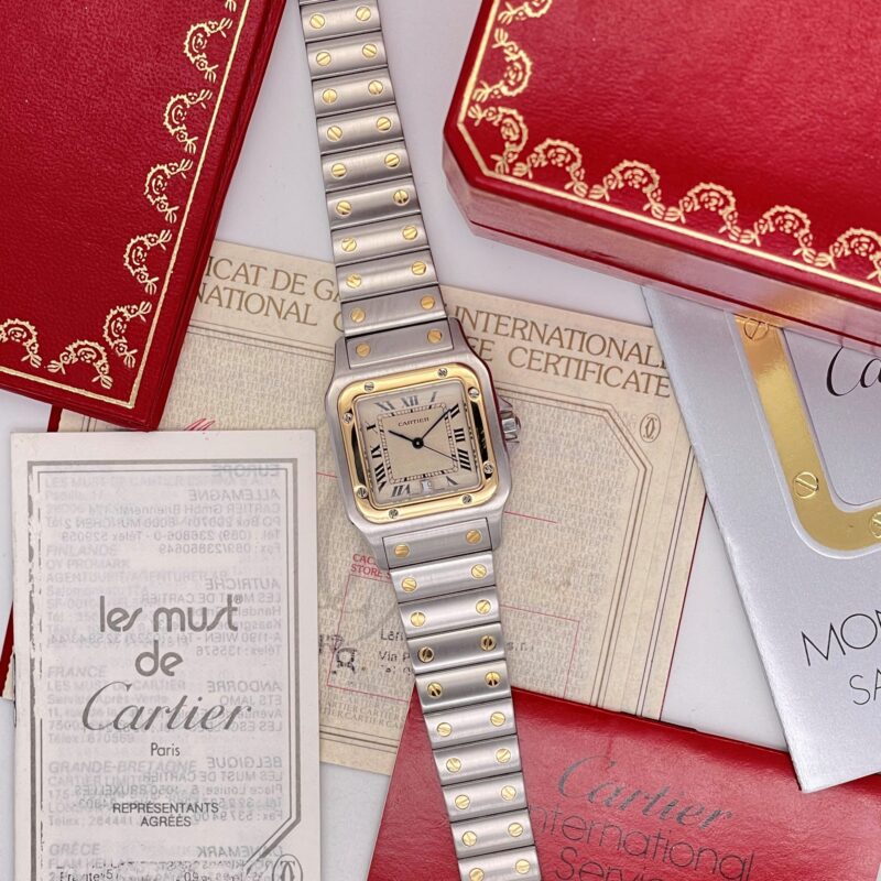 Cartier Santos Galbee Vintage 187901 Steel/Gold