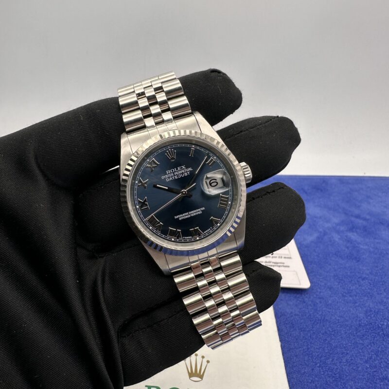 Rolex Datejust 16234 Blue Roman
