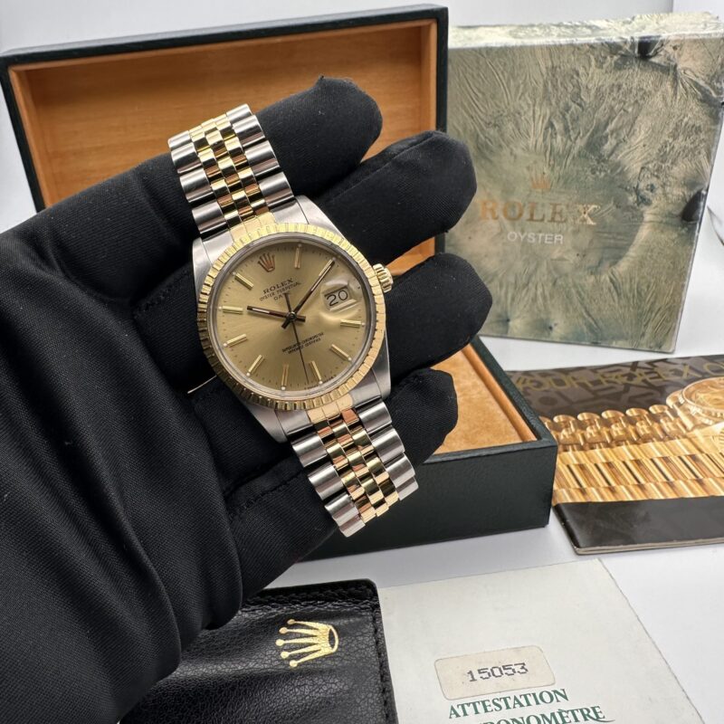 Rolex Date 15053 Jubilee Full Set