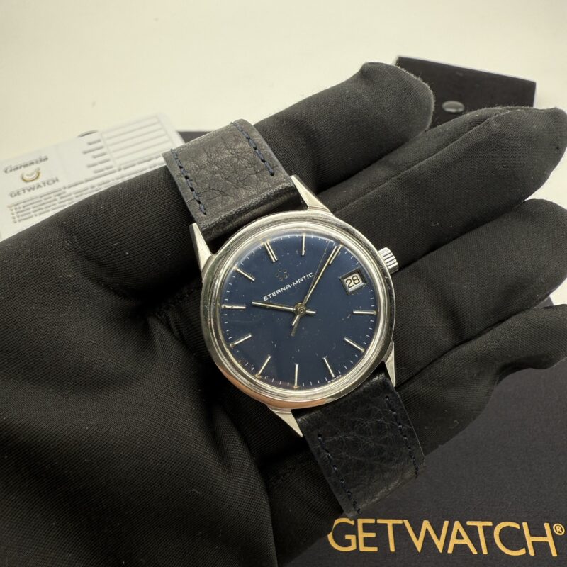 Eterna Matic From 1960 Blue Dial