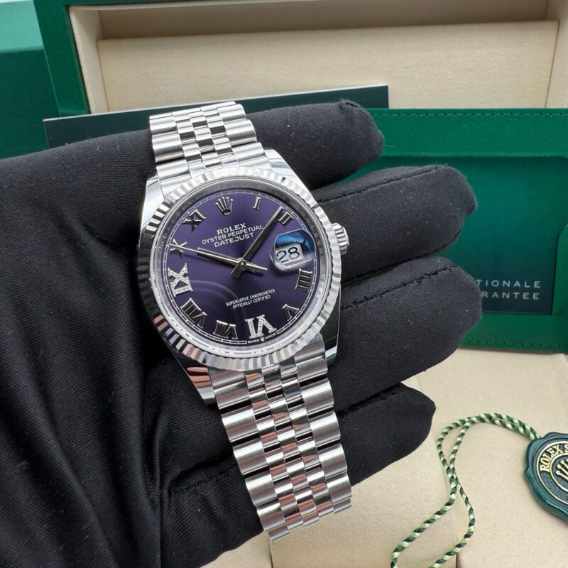 Rolex Datejust Aubergine 126234 New Purple Diamonds 2025