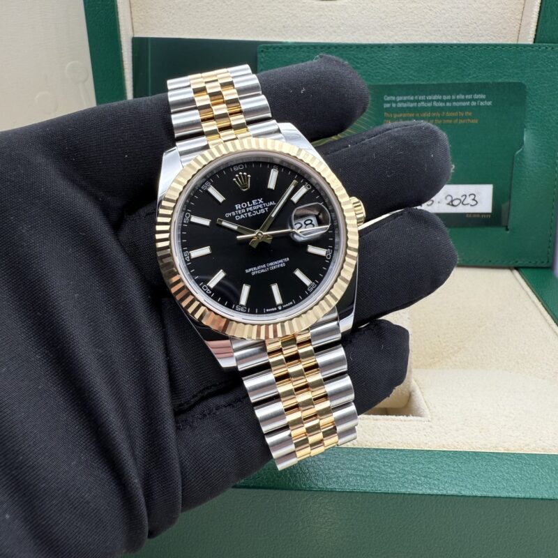 Rolex Datejust 41 Jubilee 126333 Black dial Like new