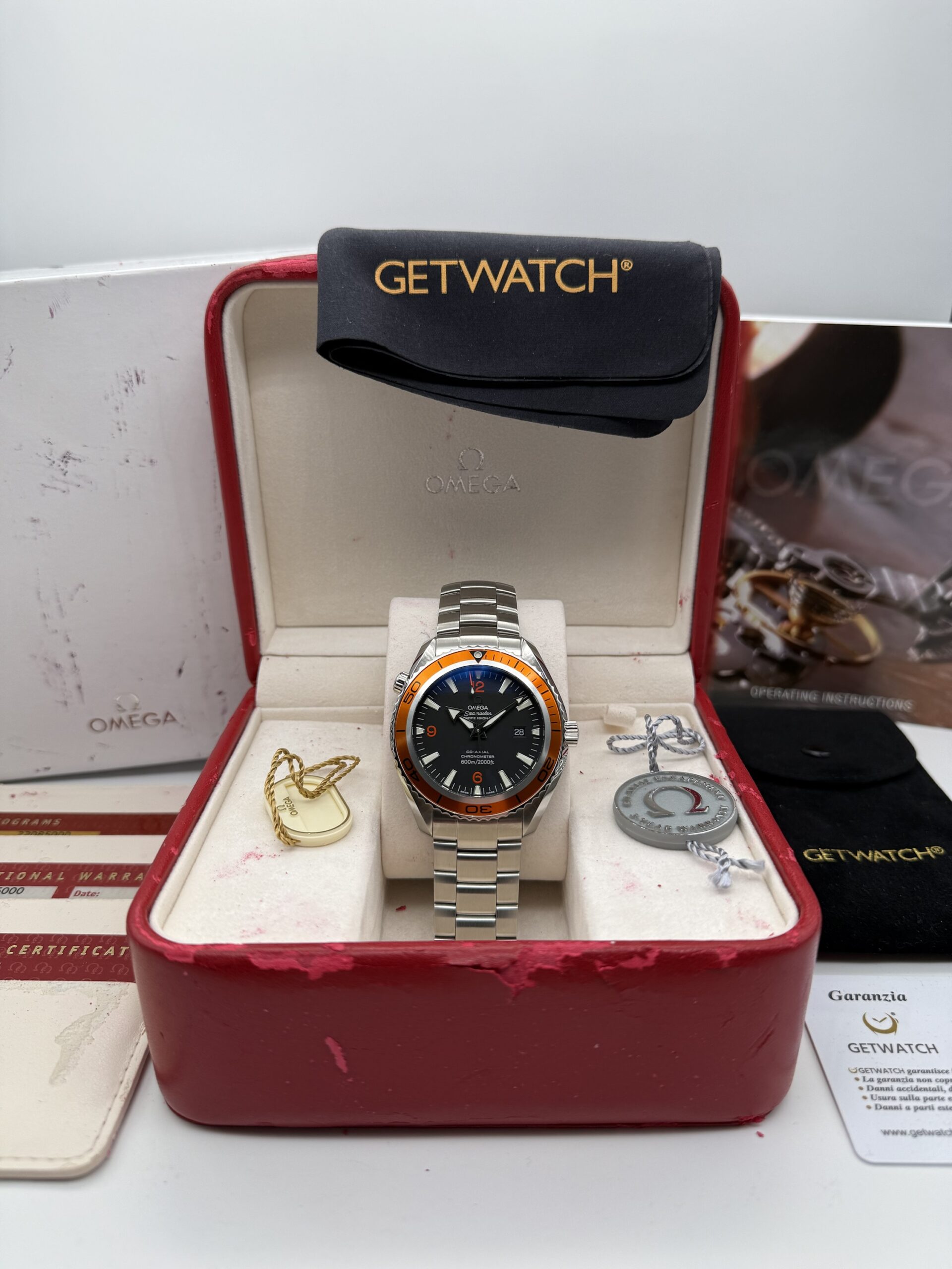 Omega Seamaster Planet Ocean NOS Orange - Image 3