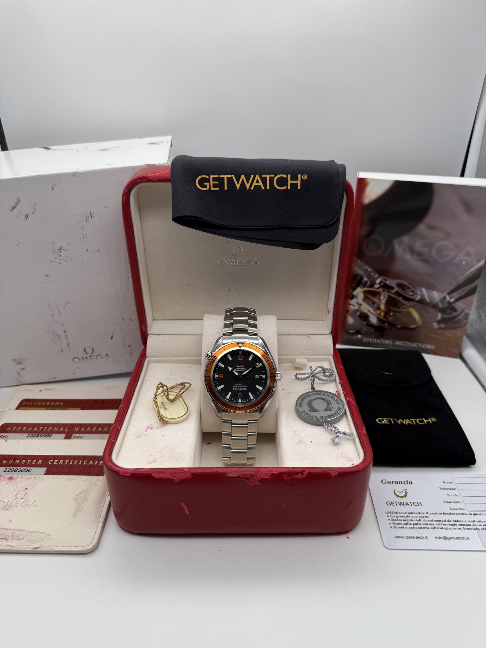 Omega Seamaster Planet Ocean NOS Orange - Image 2