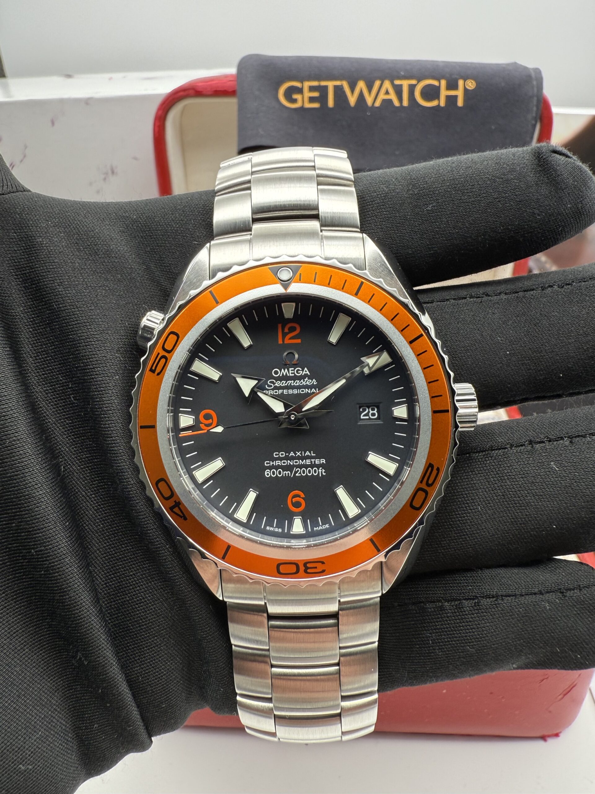 Omega Seamaster Planet Ocean NOS Orange - Image 6