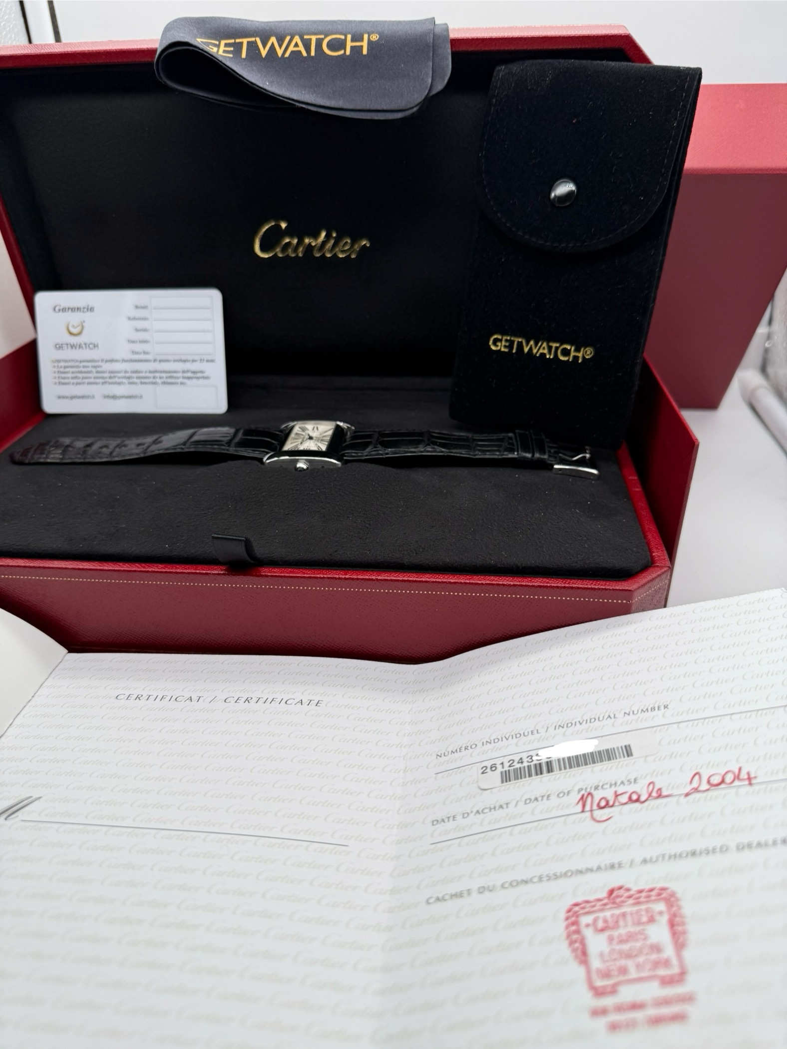 Cartier Tank Divan Ref. 2612 Juventus Full set - Image 3