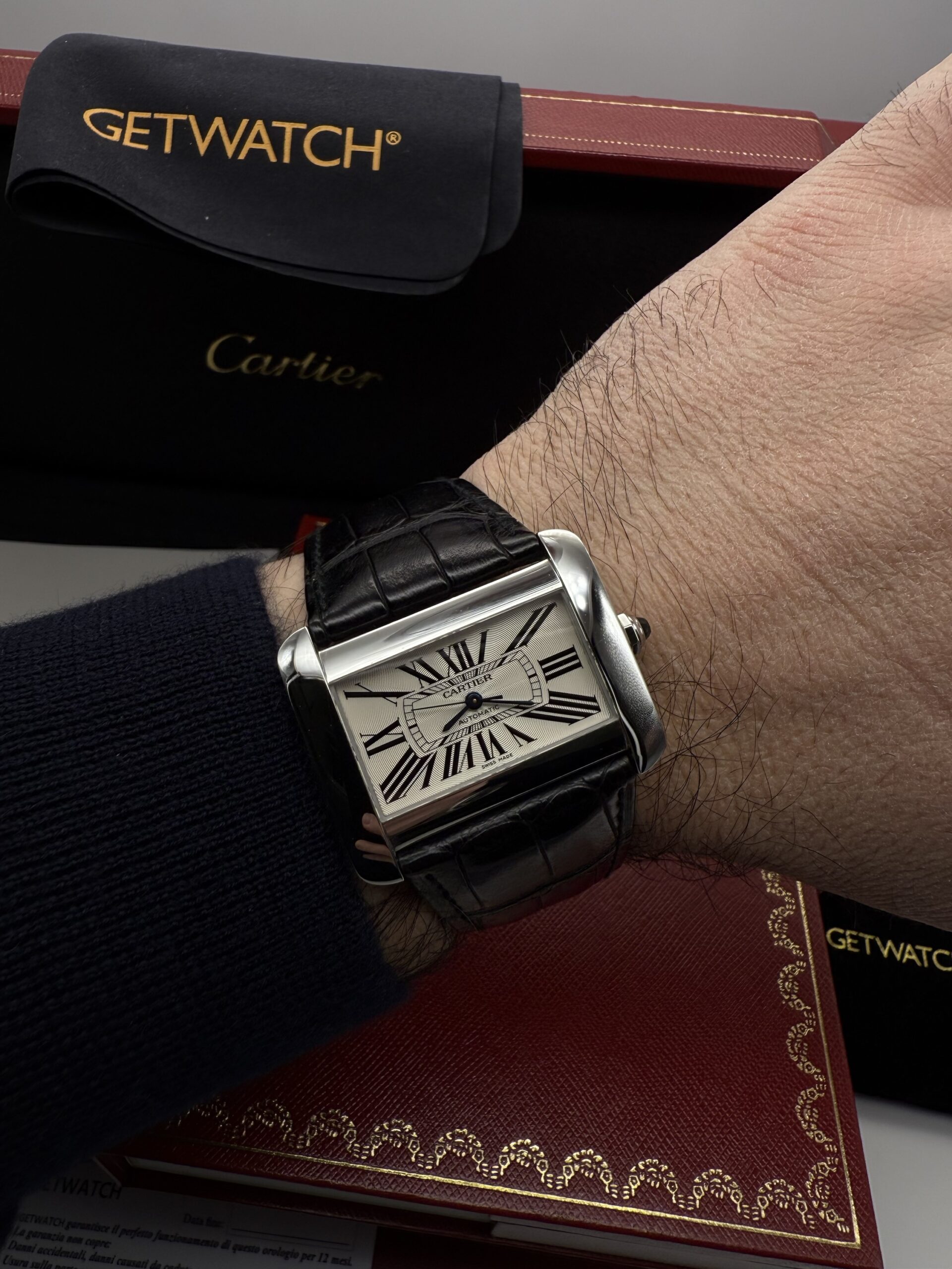 Cartier Tank Divan Ref. 2612 Juventus Full set - Image 5
