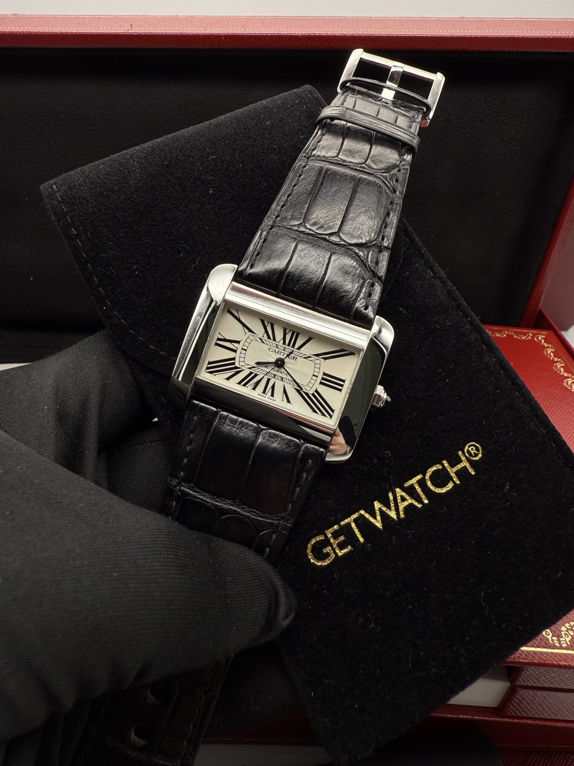 Cartier Tank Divan Ref. 2612 Juventus Full set - Image 6