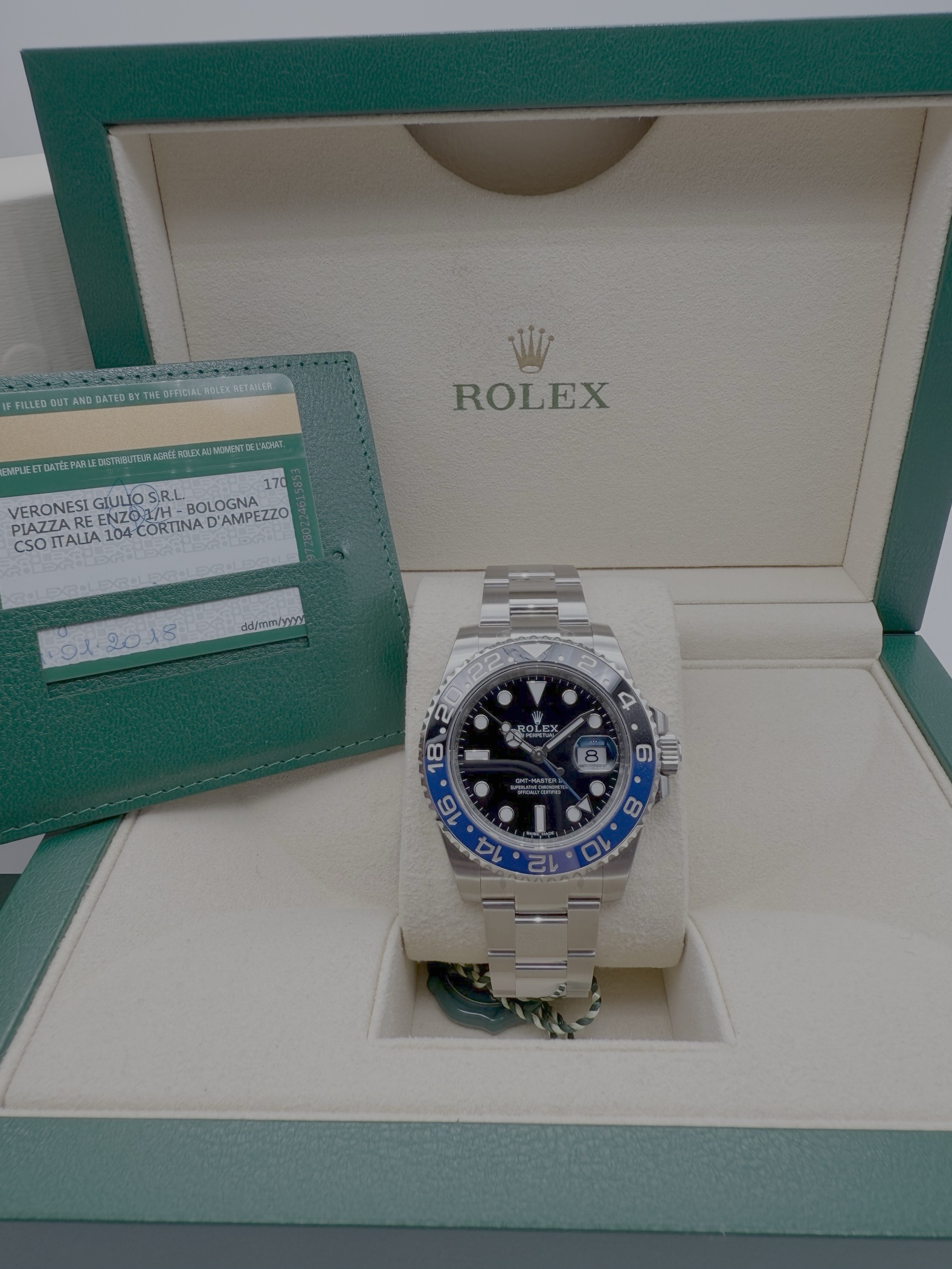 Rolex Gmt Master II 116710BLNR Batman NOS full stickers - Image 11