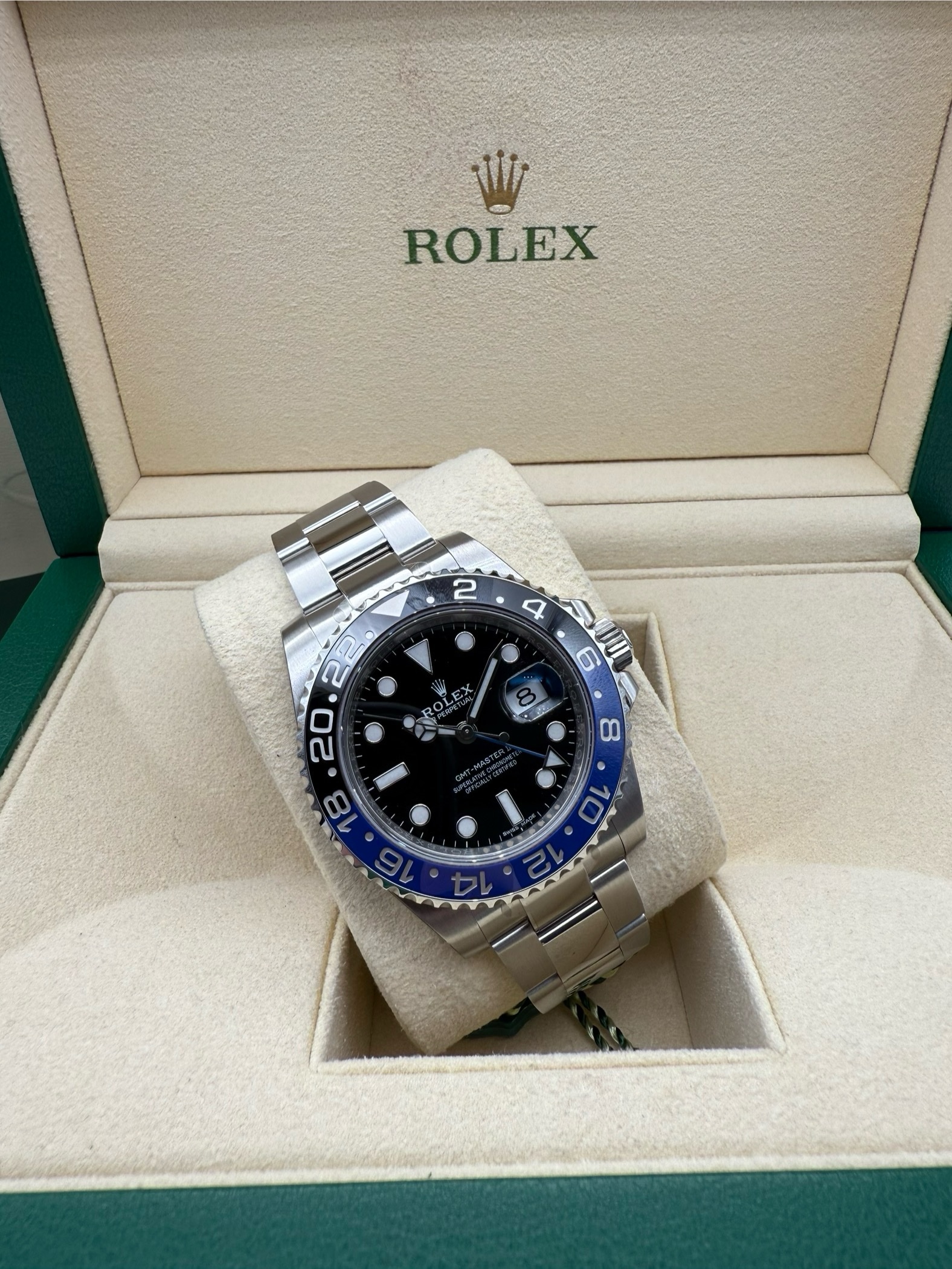 Rolex Gmt Master II 116710BLNR Batman NOS full stickers - Image 6