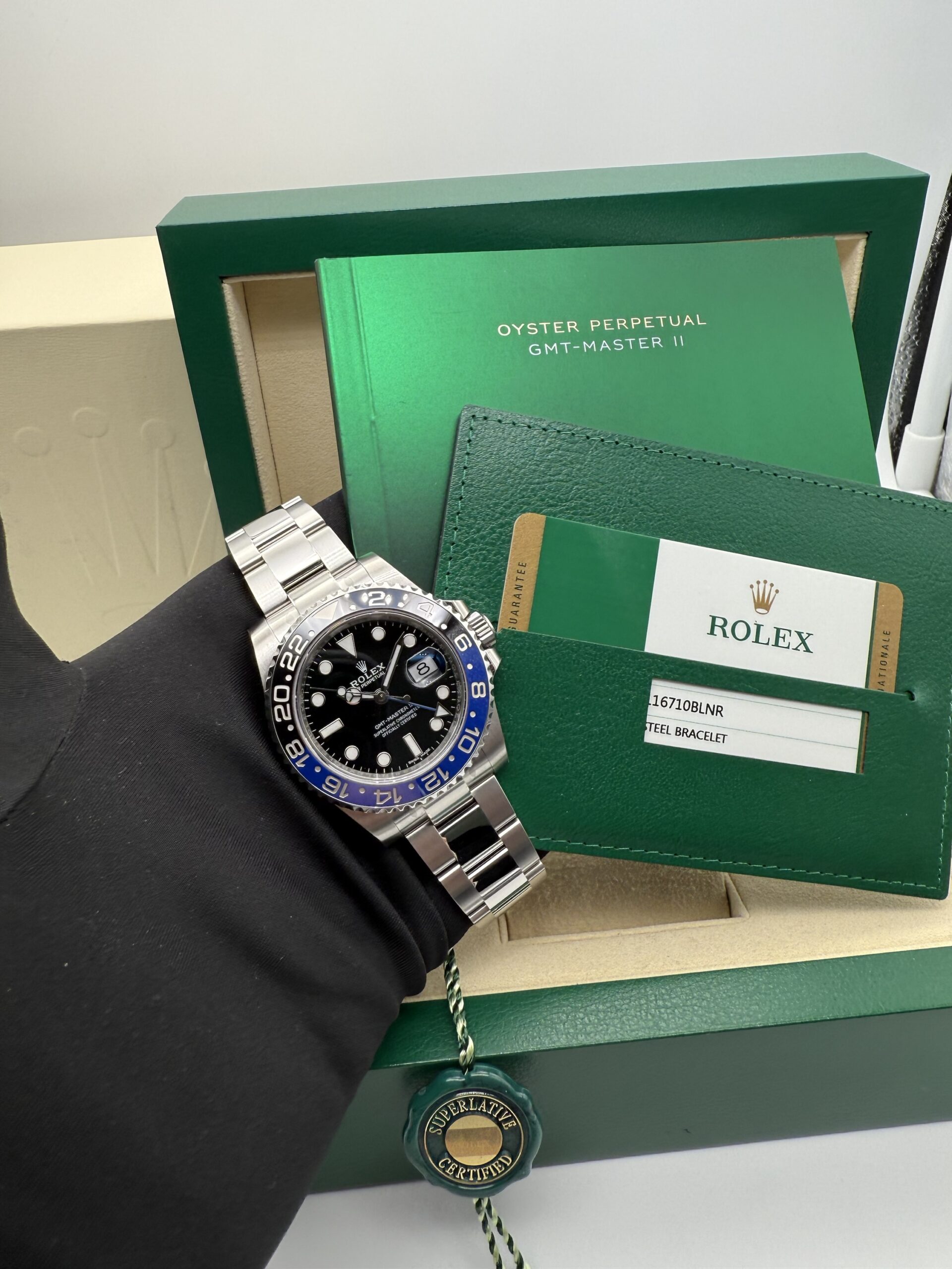 Rolex Gmt Master II 116710BLNR Batman NOS full stickers - Image 15