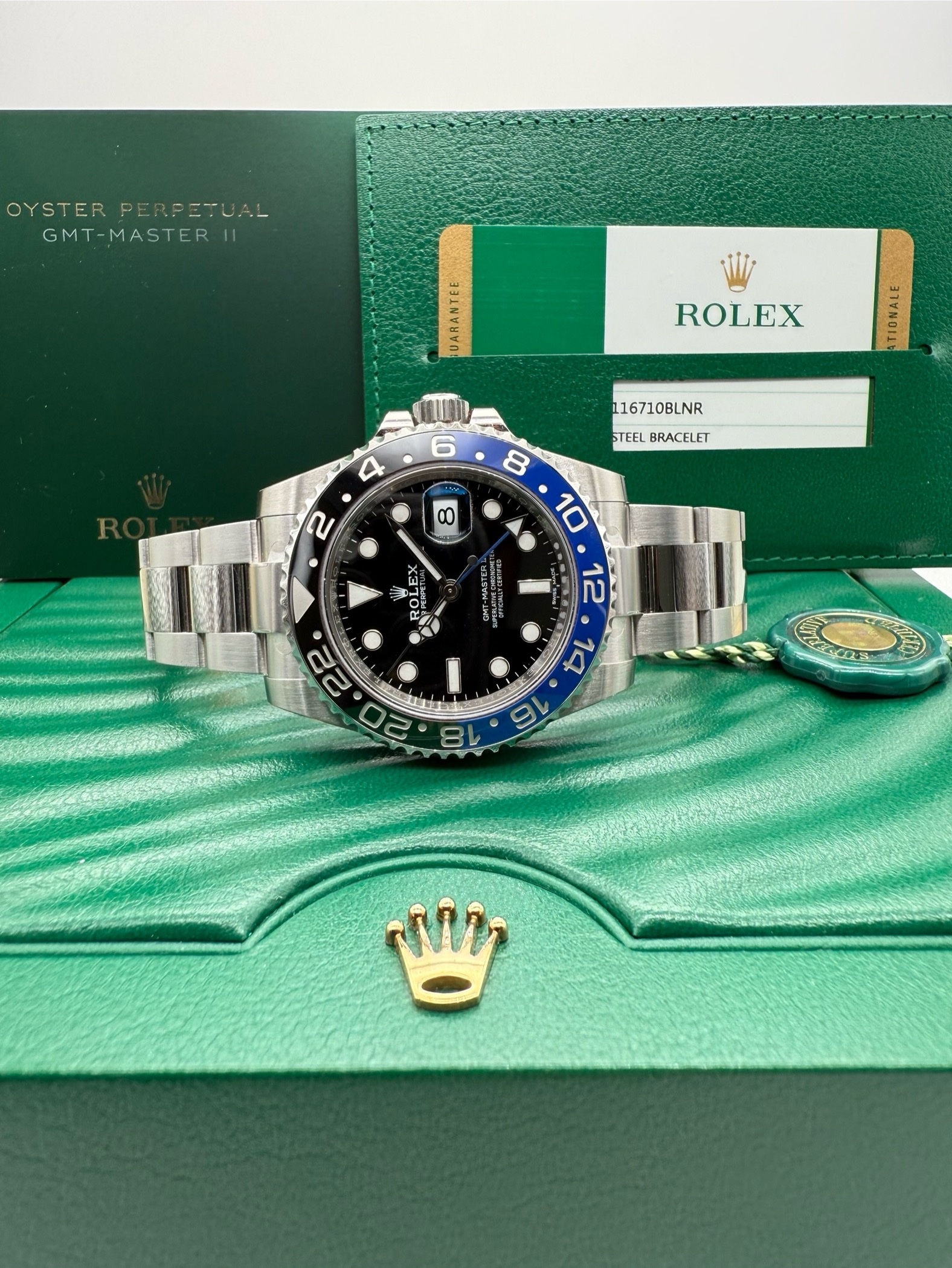 Rolex Gmt Master II 116710BLNR Batman NOS full stickers - Image 5