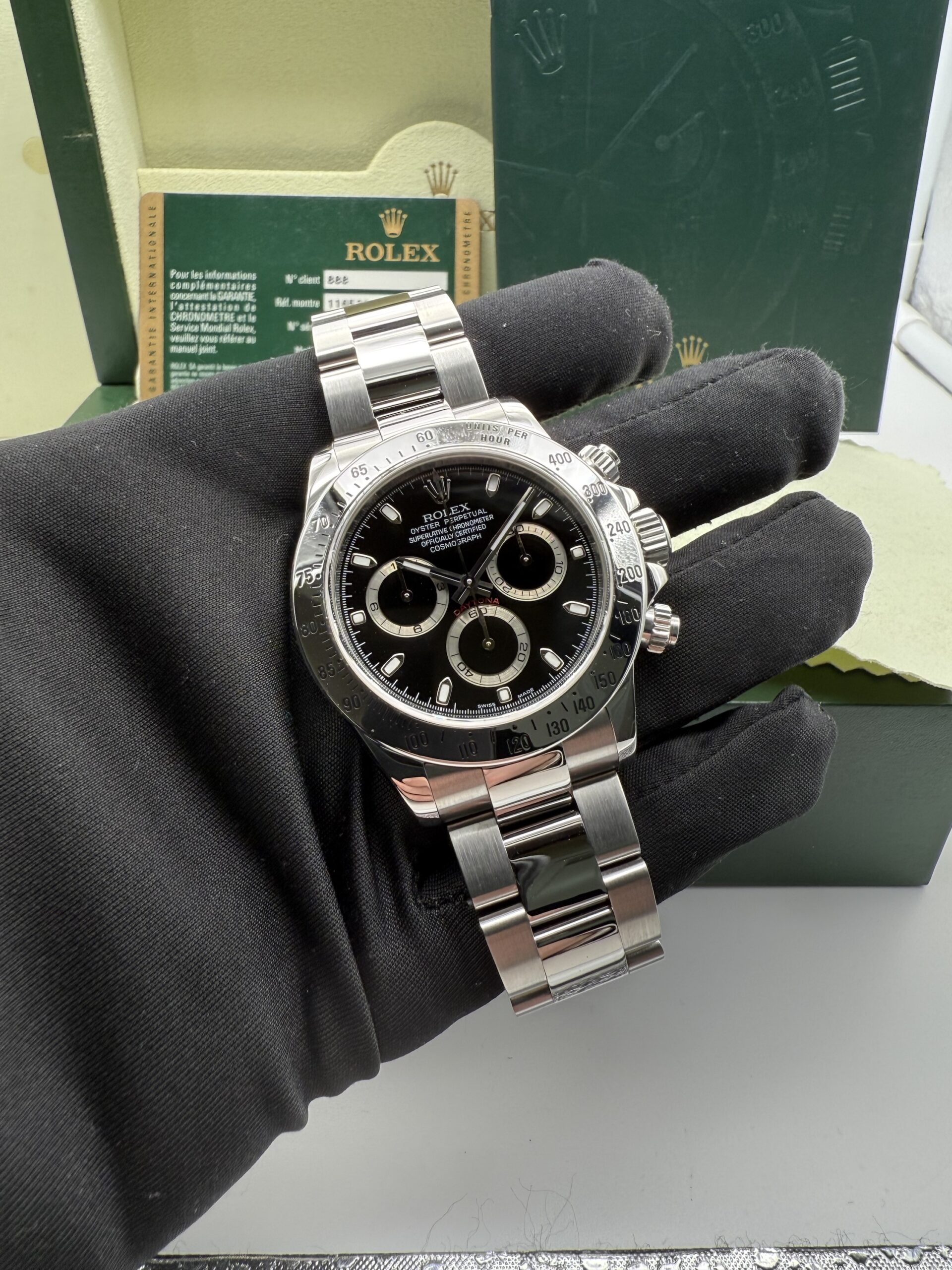 Rolex Daytona 116520 Black dial like new Full set - Image 4