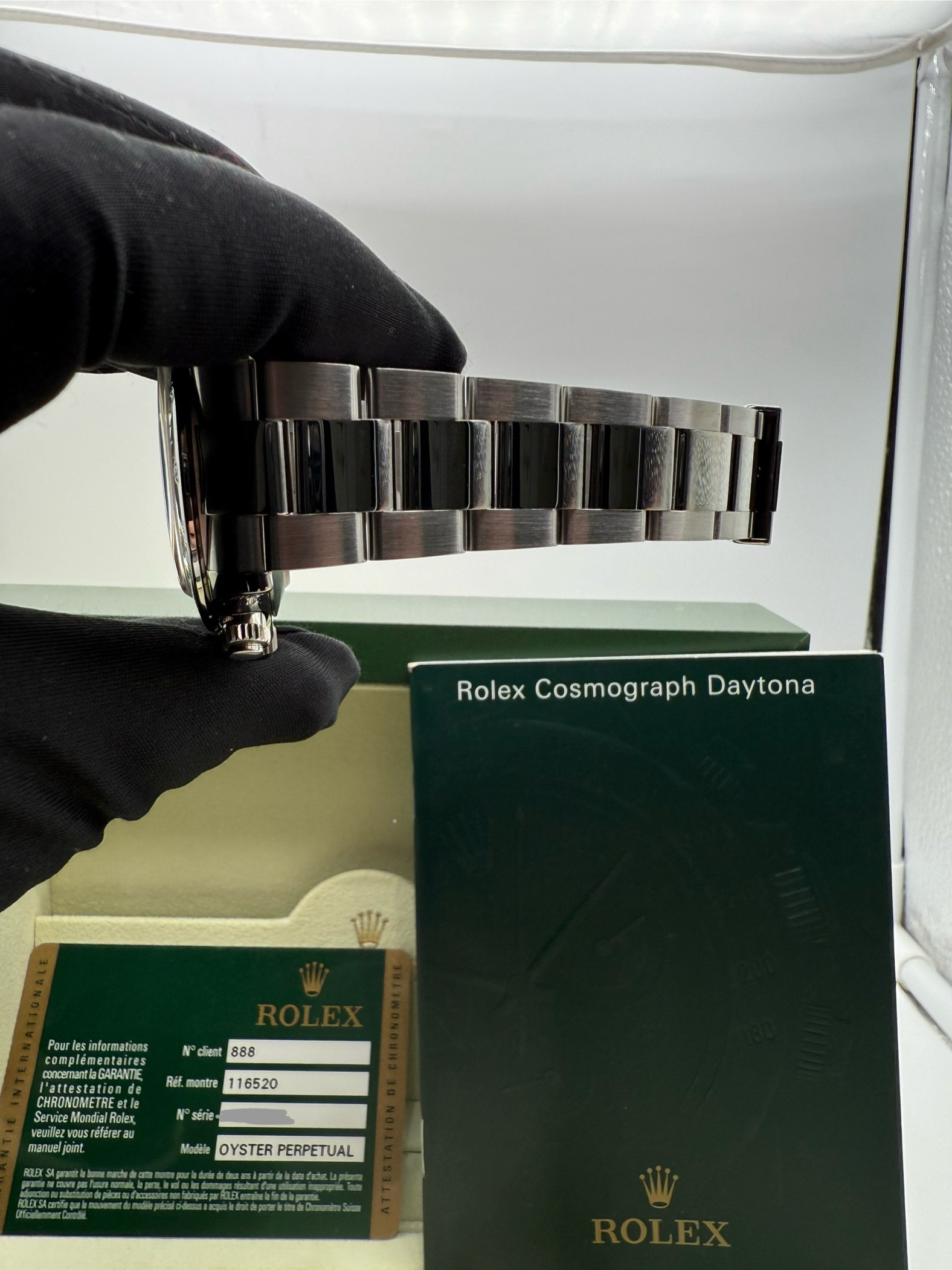 Rolex Daytona 116520 Black dial like new Full set - Image 15