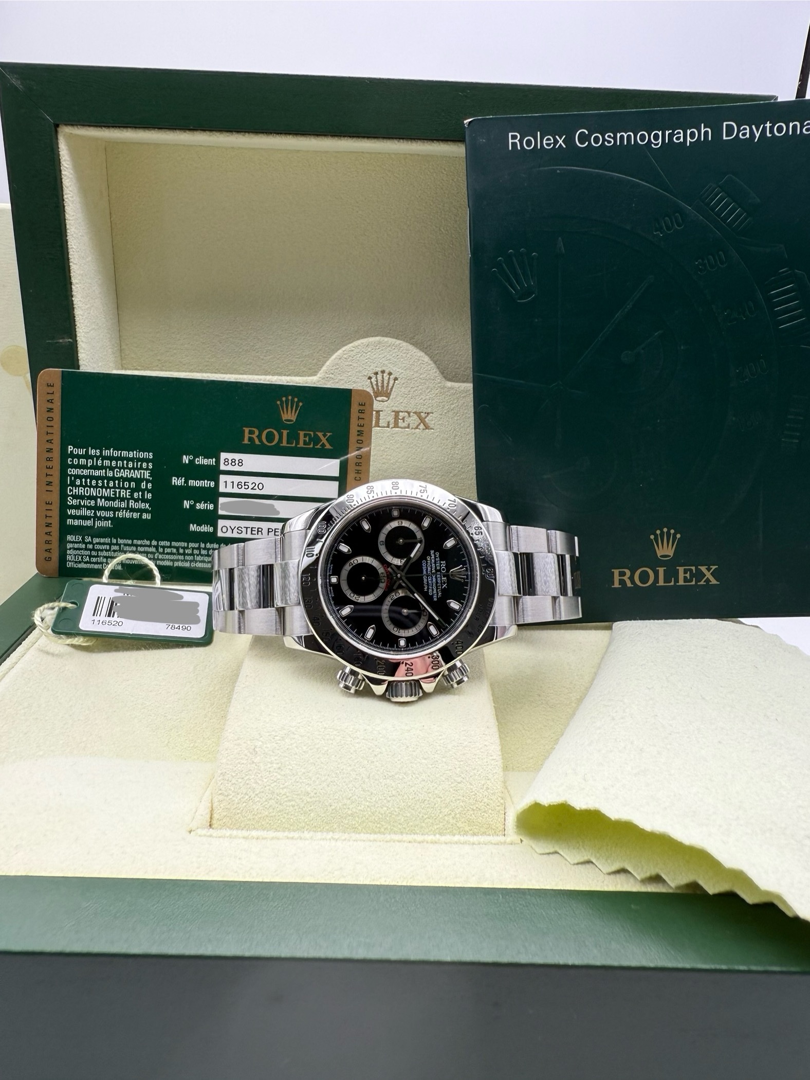 Rolex Daytona 116520 Black dial like new Full set - Image 7