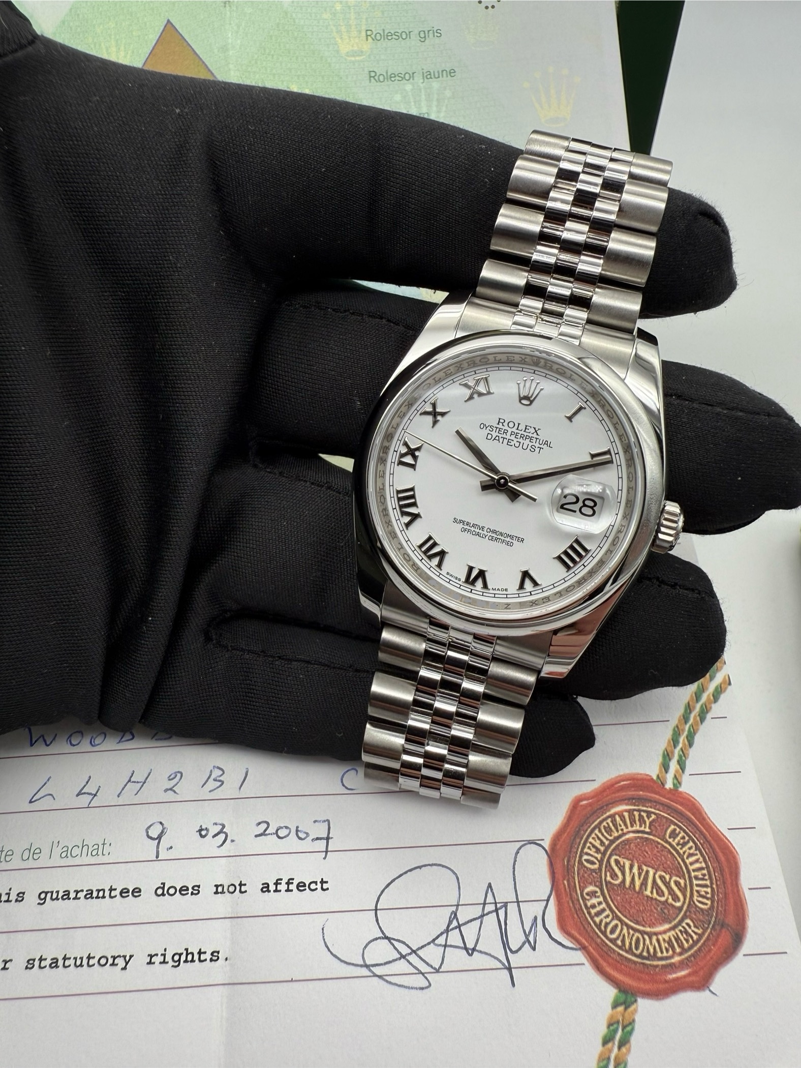 Rolex Datejust 116200 Superjubilee Full Set - Image 10